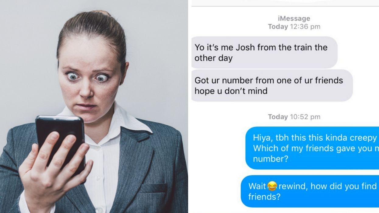 Woman Is Understandably Creeped Out By Guy She Met On Subway Who Somehow Got Her Phone Number 😱