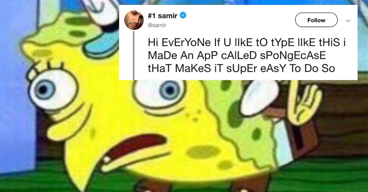 Someone Created An App That Turns Your Words Into SpongeBob Meme Text 😂