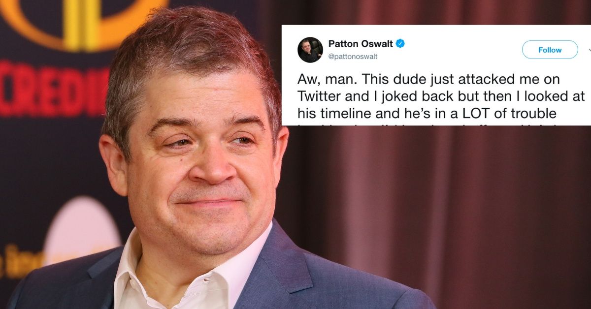Patton Oswalt's Kind And Generous Response To A Twitter Troll May Have Just Saved The Troll's Life