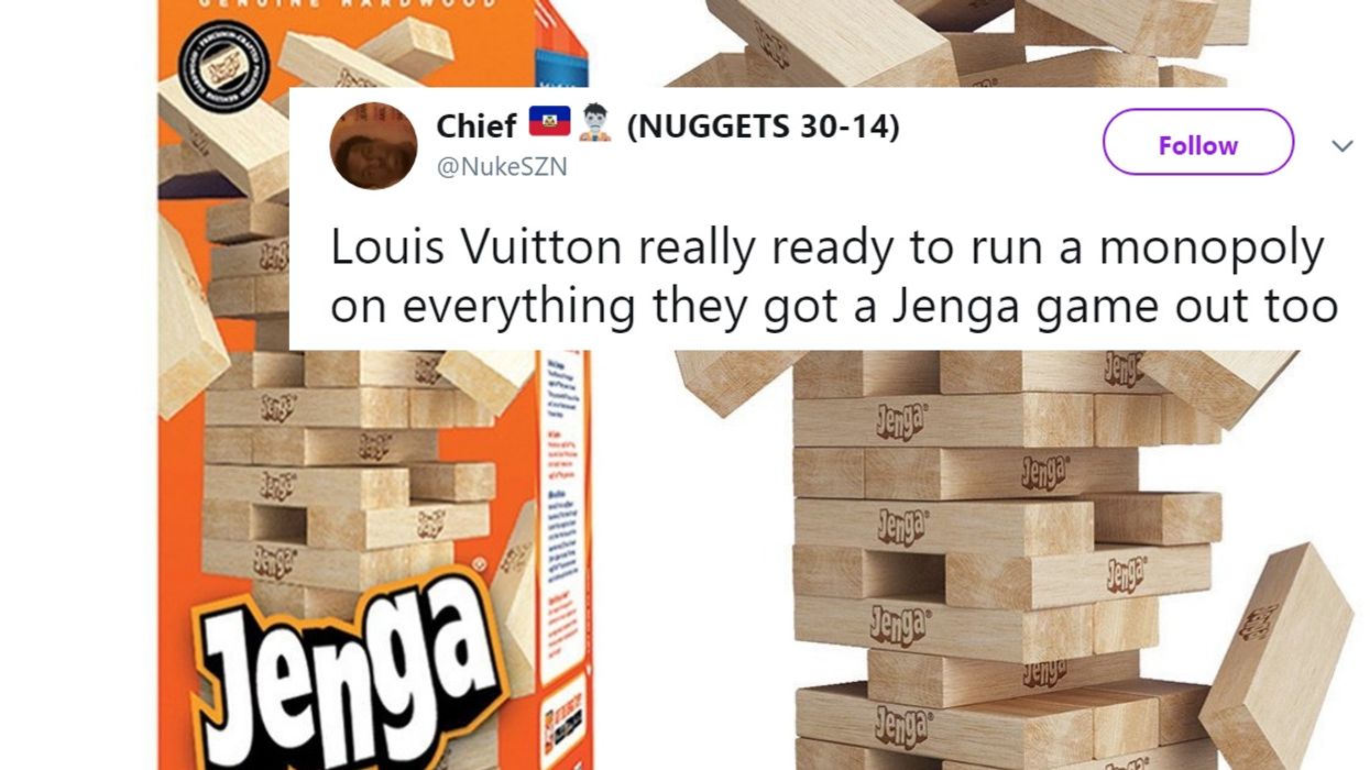 Louis Vuitton is Releasing a $2,400 Jenga Game and It's the Most Extra Thing We've Seen In A Long While