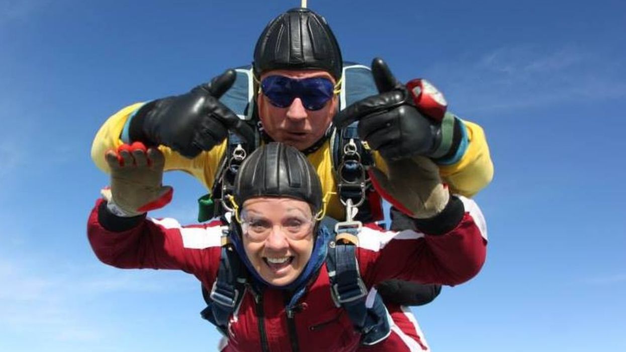This 69-Year-Old Mom Was Diagnosed With Parkinson's So She Decided To Climb Mt. Fuji For A Good Cause