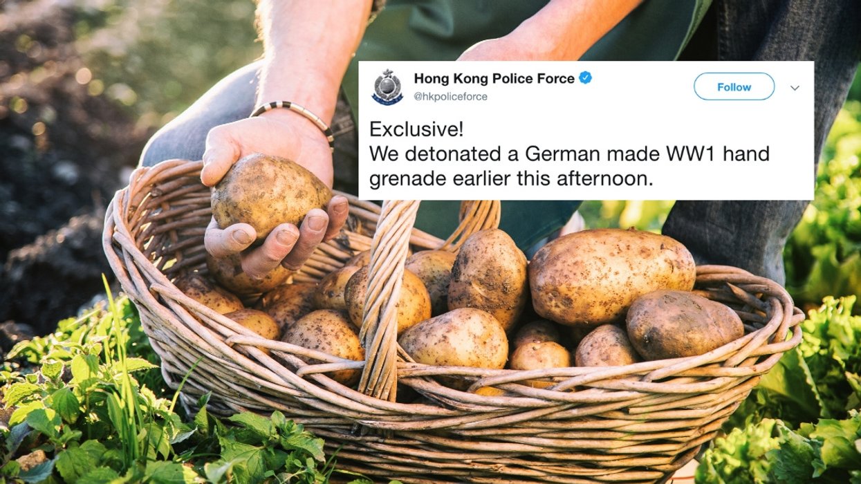 Hong Kong Police Find Explosive World War I Antique in Shipment of Potatoes
