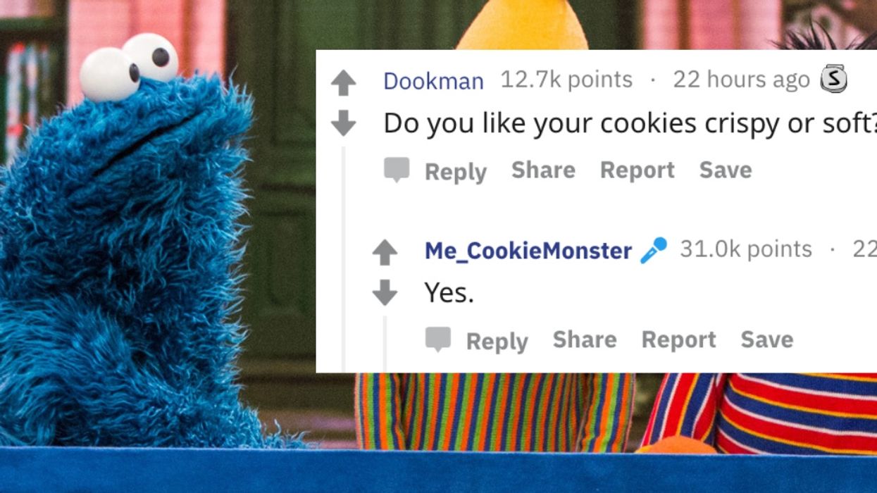 Cookie Monster Just Did The Most Adorable Reddit 'Ask Me Anything' Session We've Ever Seen