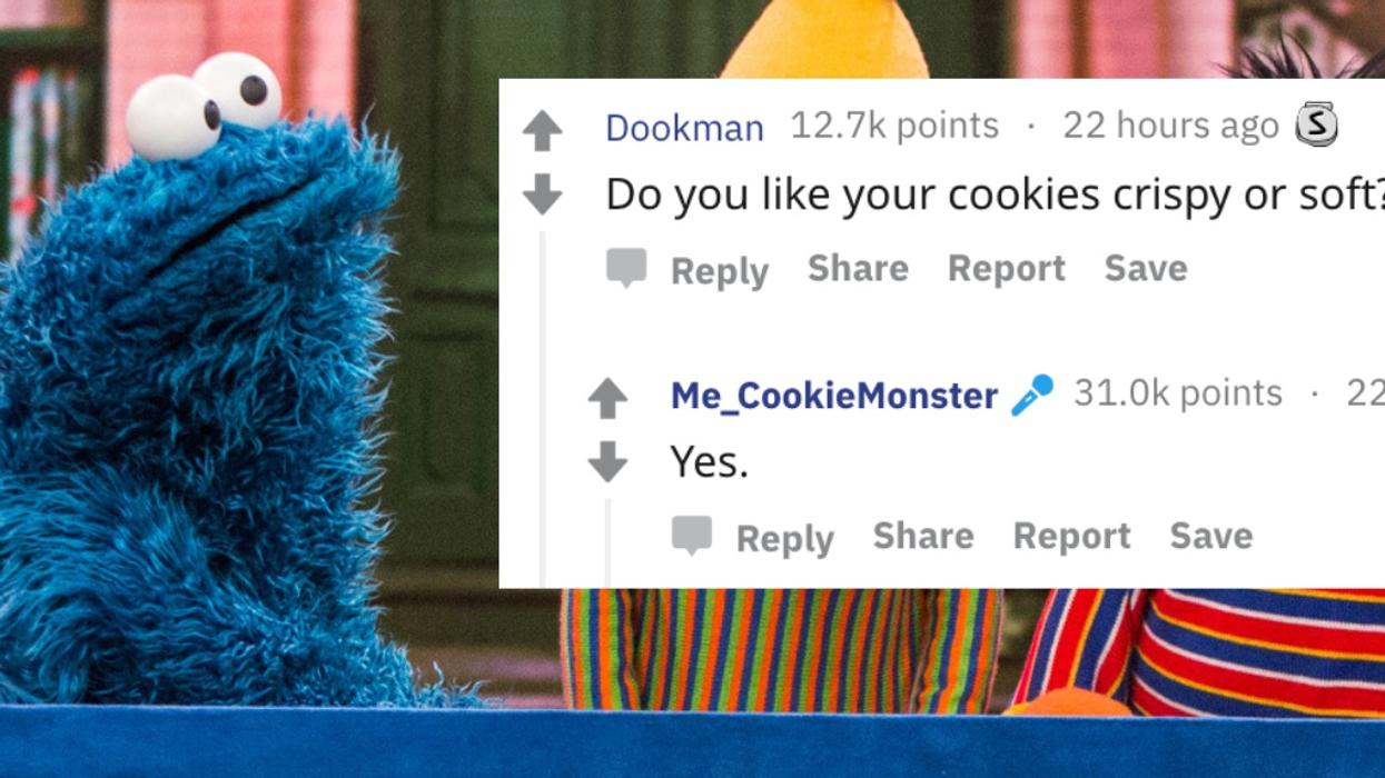 Cookie Monster Just Did The Most Adorable Reddit 'Ask Me Anything' Session We've Ever Seen
