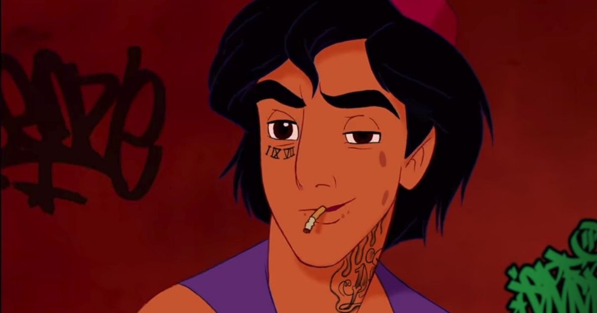 Someone Turned 'Aladdin' Into A Crass, Beer-Chugging 'Street Rat' In A New Animated Parody Trailer