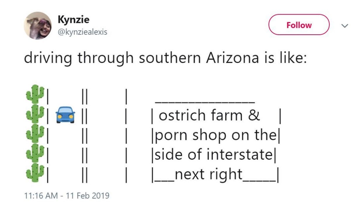 This New 'Driving In' Meme Hilariously Roasts Each State's Most Ridiculous Billboards