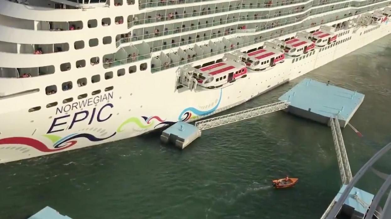 The Video Footage Of A Norwegian Cruise Ship Crashing Into A Dock At Puerto Rico Is Just As Nuts As It Sounds