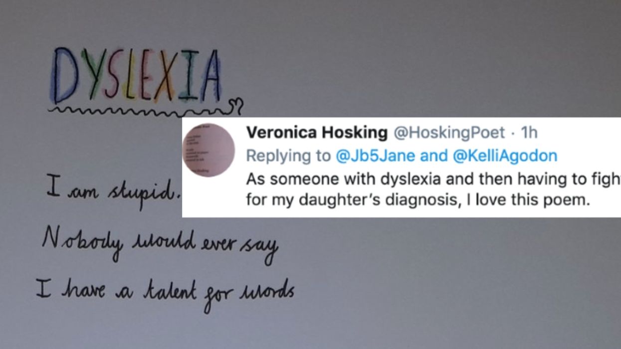 10-Year-Old Writes Brilliant Poem About Dyslexia That Has A Powerful Twist