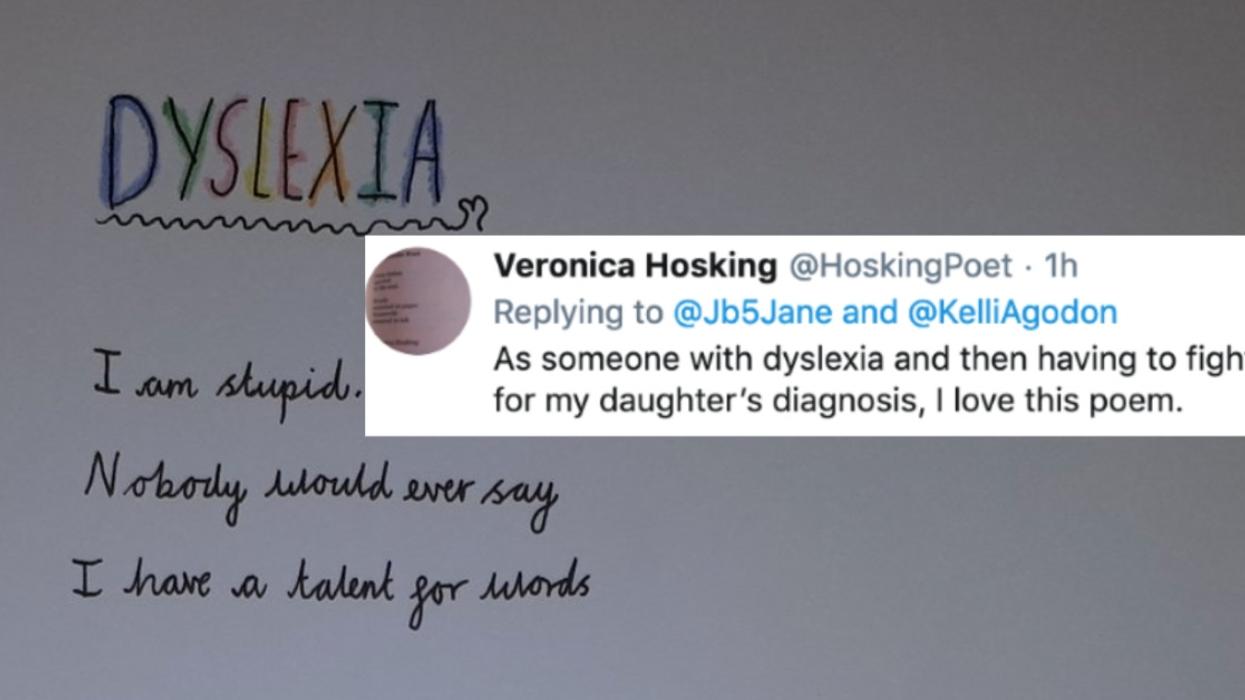 10-Year-Old Writes Brilliant Poem About Dyslexia That Has A Powerful Twist