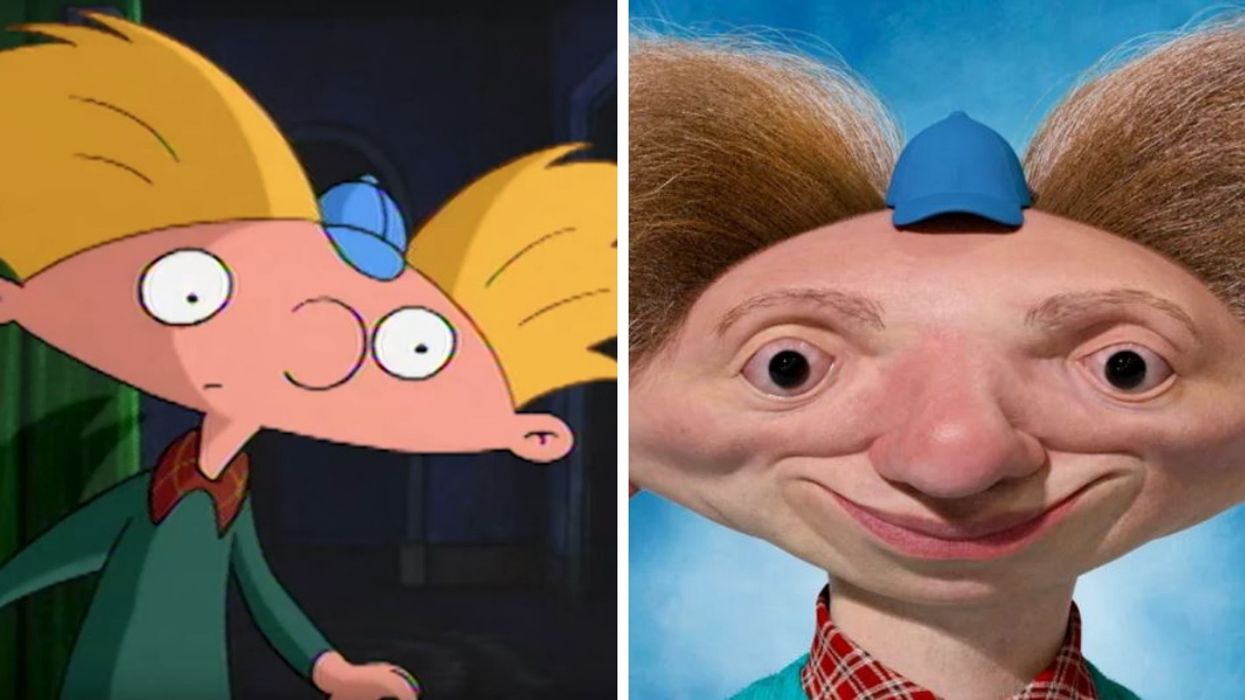 Artist's Recreation Of 'Hey Arnold' As A Real Person Is The Stuff Of Nightmares