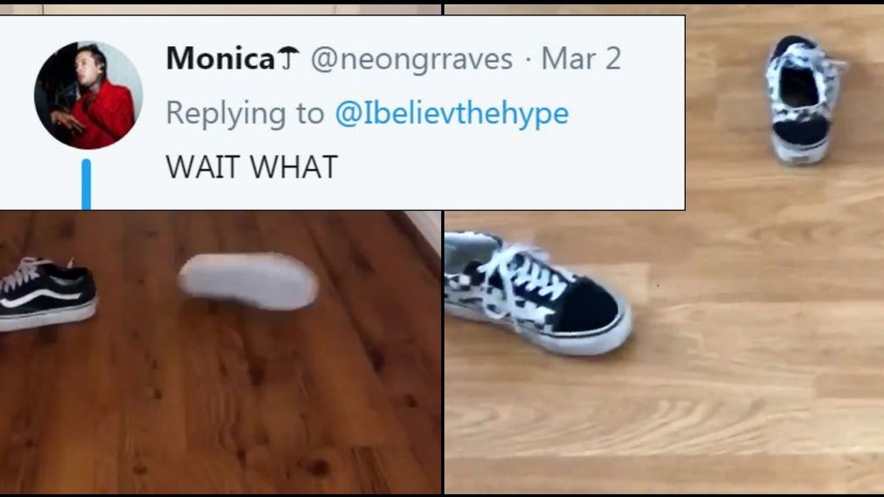 Throwing Your Vans Is The Newest Viral Sensation Following A Mind-Blowing Theory