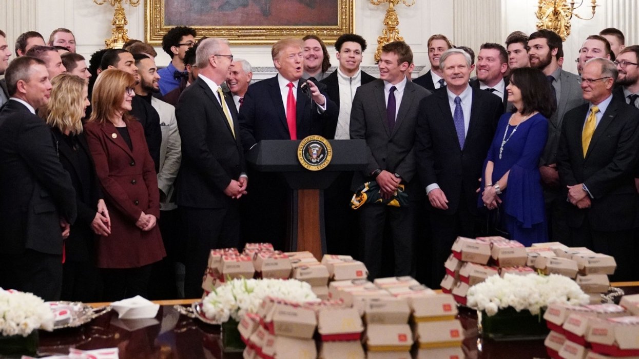 Trump's White House Reception For Yet Another College Football Team Highlights A Glaring Issue