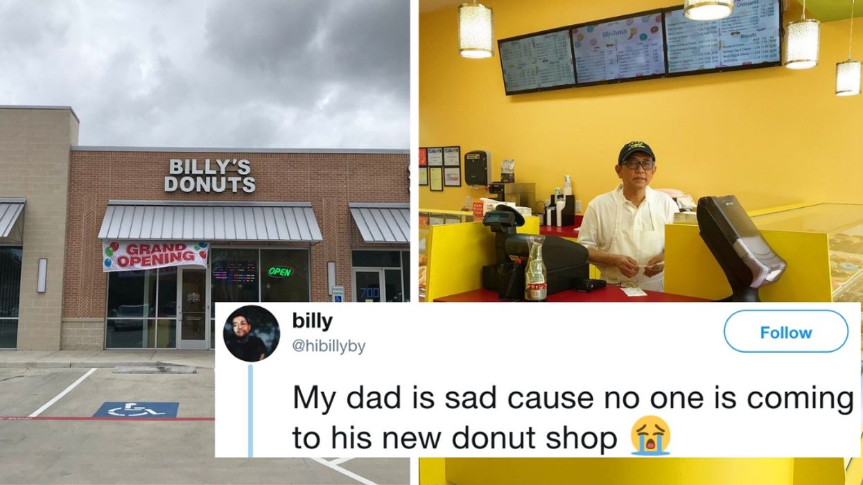 Donut Shop Owner's Son Turns To Social Media After His Father's Grand Opening Is Met With An Empty Shop