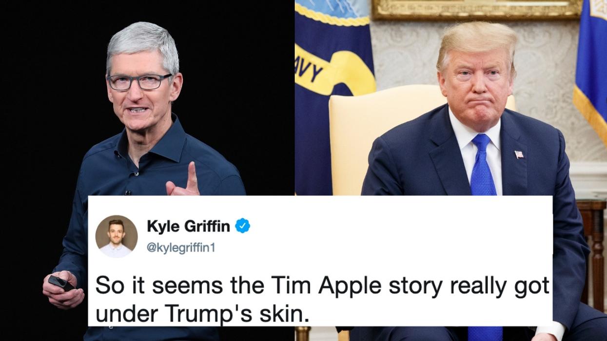 This Comparison Of Trump's Excuse For His 'Tim Apple' Gaffe To A Character From 'The Office' Is Too Perfect