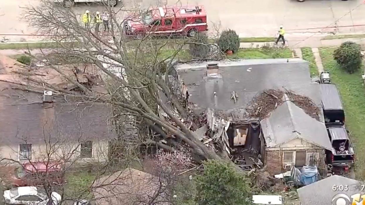 Photos And Video Show Severe Damage Done During High Winds In Texas, Including Flipping Over A Truck