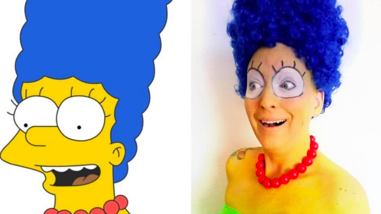 Woman Battling Breast Cancer Posts Spot-On Photos Dressed As Pop Culture Icons