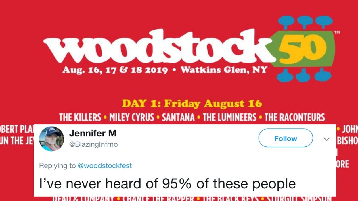 The Lineup For The 50th Anniversary Of Woodstock Is Drawing Some Decidedly Mixed Reactions