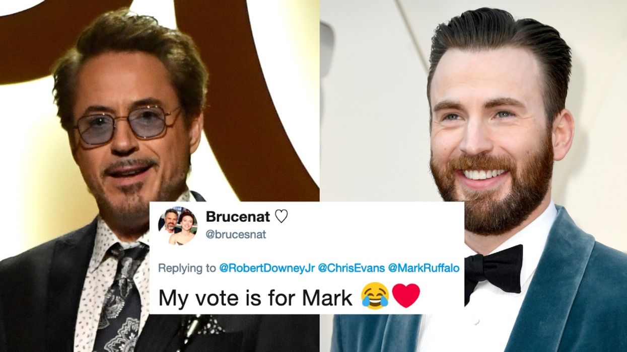 An Intense Battle Of 'Avengers' Mustaches Is On Thanks To A Tweet From Robert Downey Jr