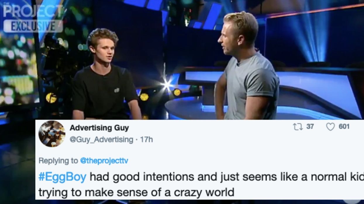 'Egg Boy' Speaks Out Publicly For The First Time To Set The Record Straight About His Act That Divided The Internet