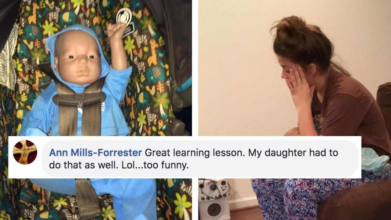 This Mom's Epic Response To Her Teen Daughter Wanting Help With Her Assigned Robot Baby Is Everything