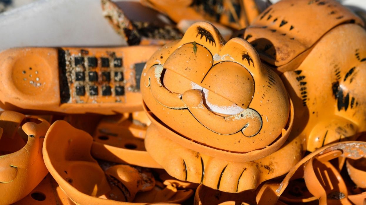 We Now Know Why Garfield Phones Keep Mysteriously Washing Up On A Beach In France