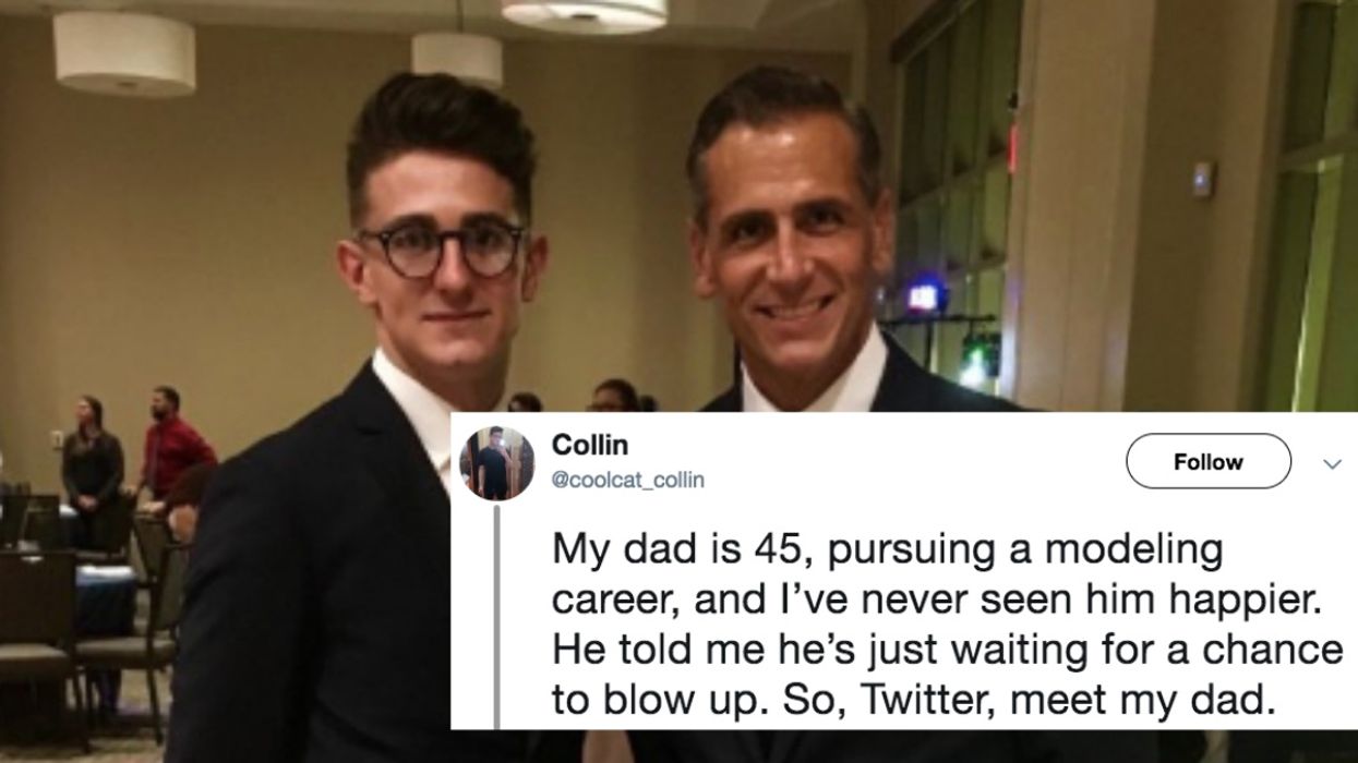 This Guy's Viral Post About His Dad Beginning To Pursue A Modeling Career Was Just Begging To Be Turned Into A Meme
