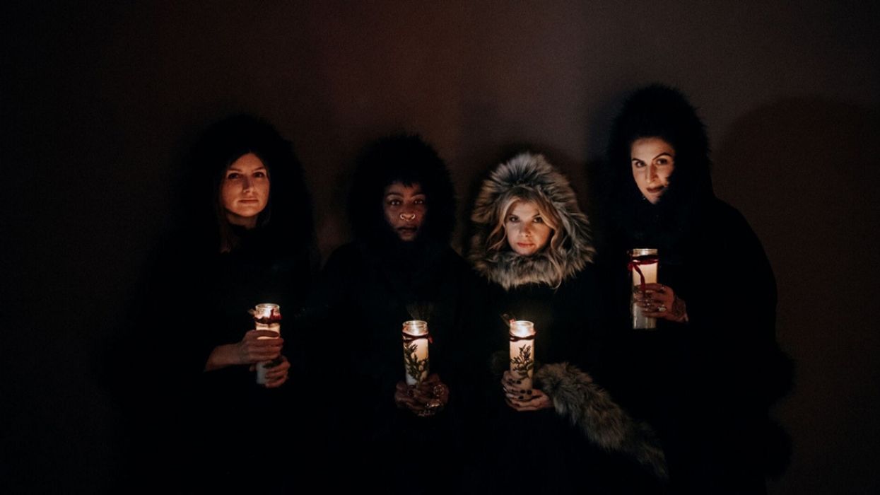 Modern-Day Witch' Is Given Away By A Ghost During Her Death-Themed Wedding