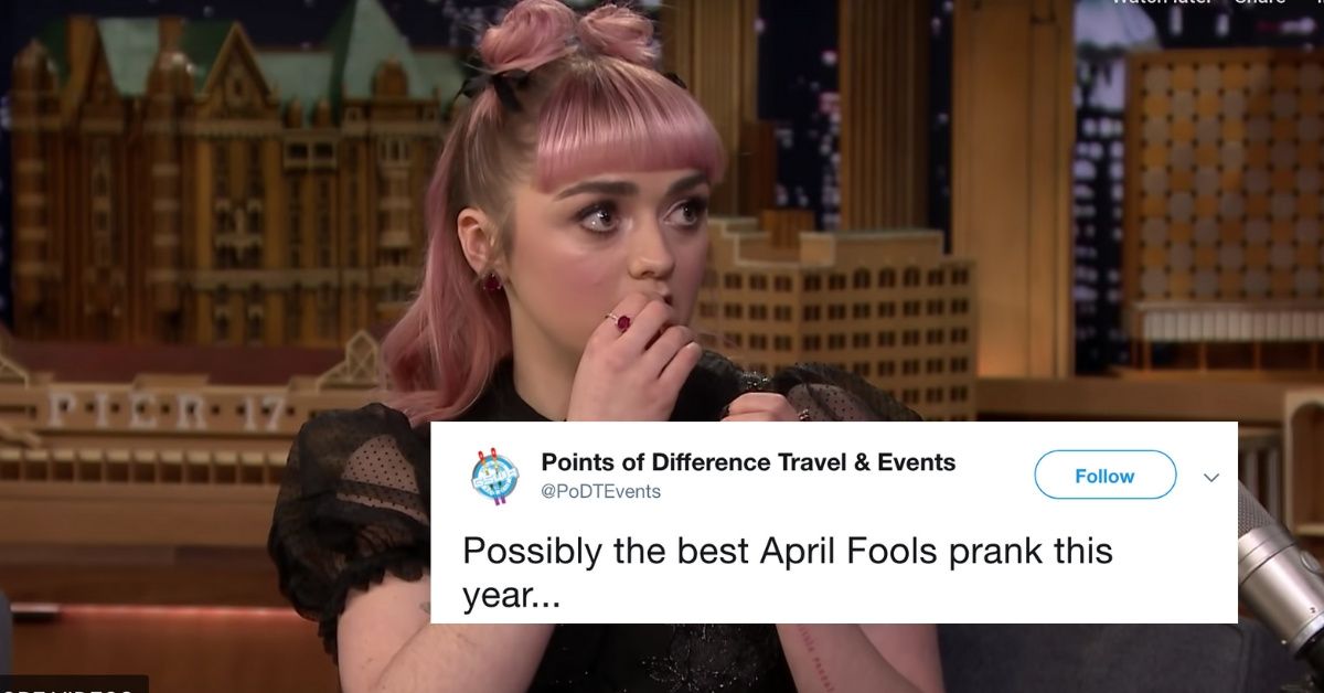 Maisie Williams Totally Got Everyone With Her April Fools' Prank On 'Jimmy Fallon'
