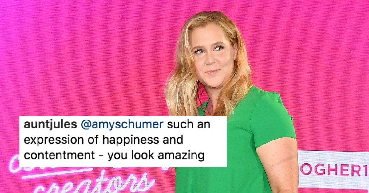 Amy Schumer Celebrates A Hilariously Relatable Achievement With Her 'Strong And Beautiful' Pregnancy Pic
