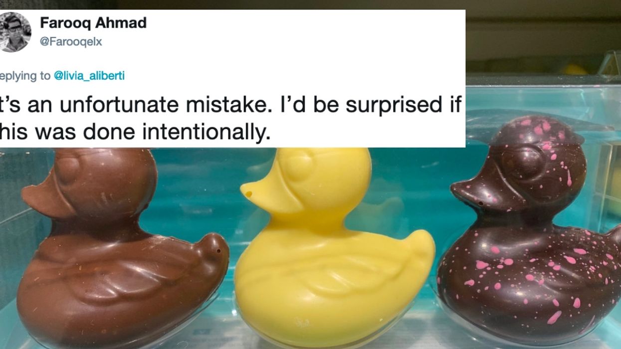 Supermarket Chain Pulls Chocolate Ducks After The Labeling Is Criticized As 'Racist'