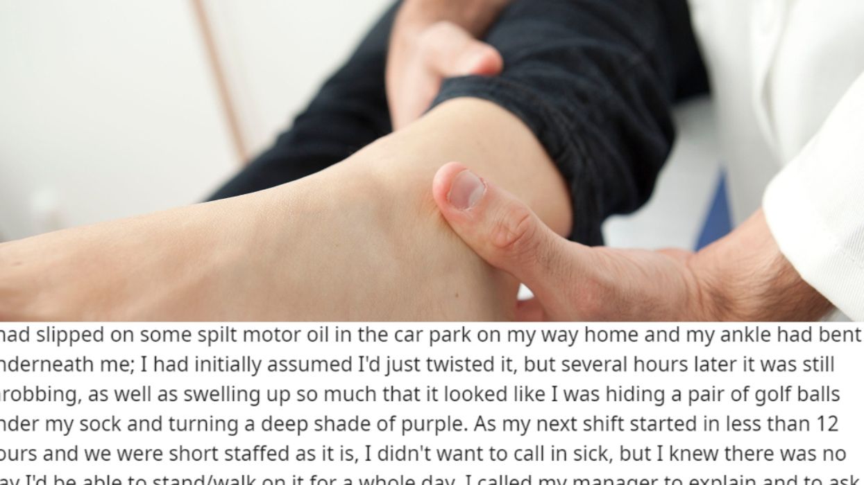 Injured Worker Is Told To Get A Doctor's Note By Unsympathetic Manager In Order To Sit Down At Work—And It Backfires Splendidly