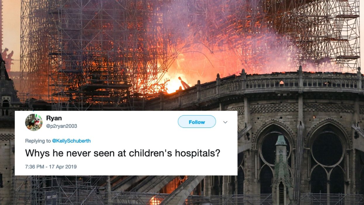 People Are Claiming A Photo Captures Jesus In The Flames Of The Notre-Dame Fire