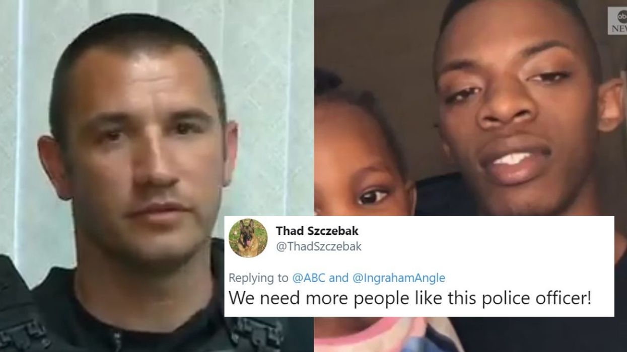 The Internet Is Praising A Police Officer's Kindhearted Actions After Pulling Over A Man With Expired License Plates