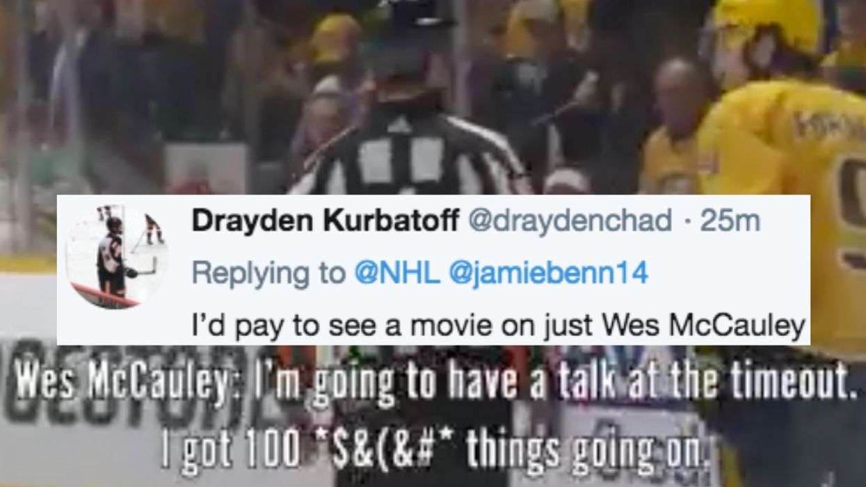 NHL Star Hilariously Chides Potty-Mouthed Ref For Swearing During NHL Game