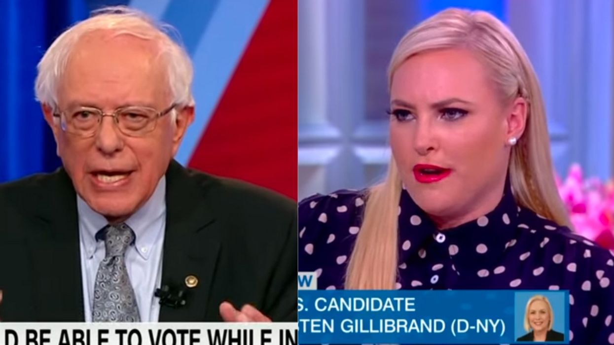 Meghan McCain Lays Into Bernie Sanders For His 'Disgraceful' Remarks About Letting Prisoners Vote