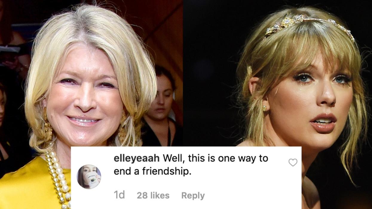 Martha Stewart Just Posted A Bunch Of Absurdly Close-Up Pictures Of Taylor Swift, And Instagram Is DYING