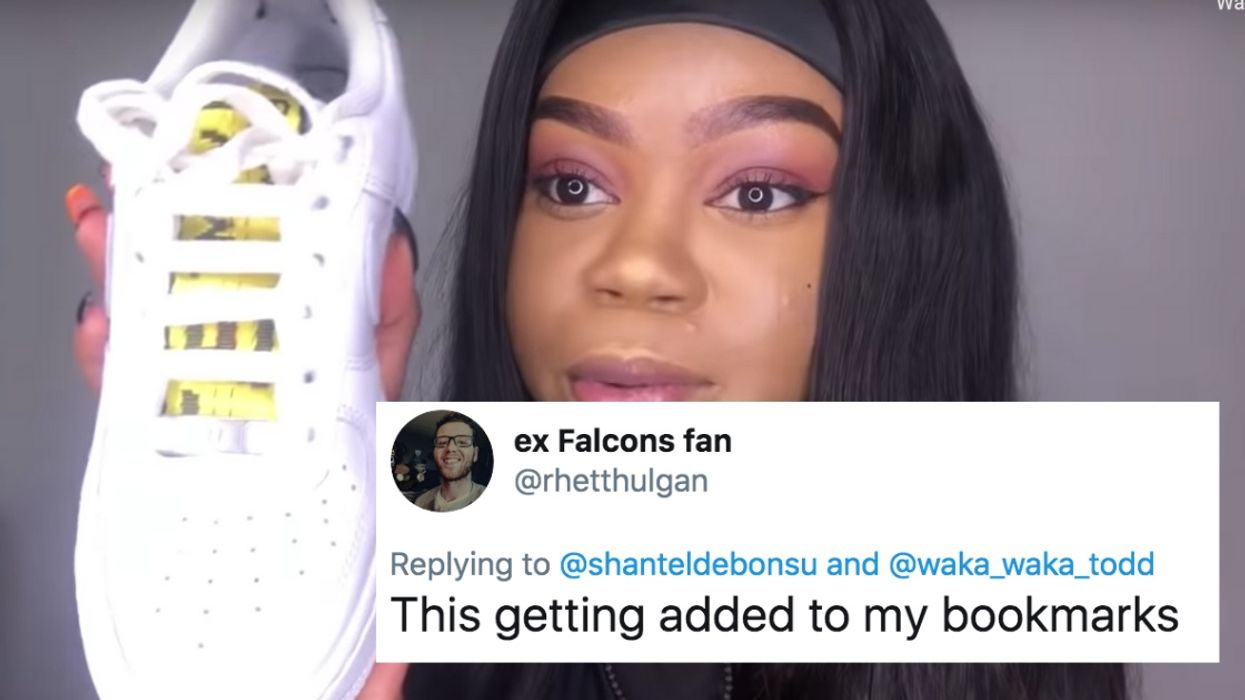 This Woman's Viral Hack For Removing The Creases From Your Sneakers Is An Absolute Game Changer