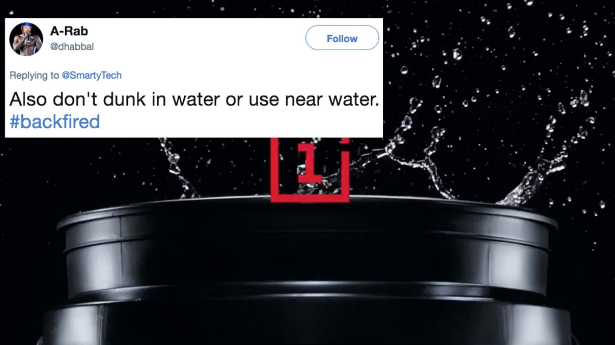 Phone Company Tries To Pull A Fast One With New 'Water-Resistant' Phone Ad—But People Are Saying 'Not So Fast'