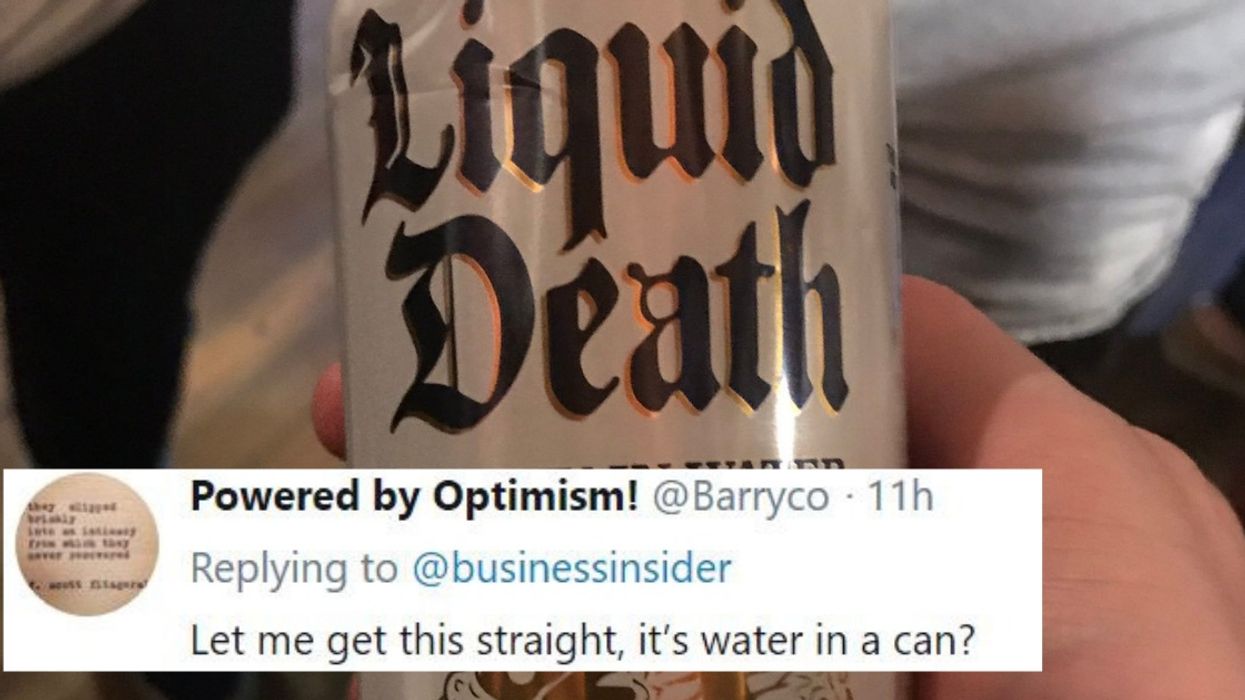 Yes, 'Punk Rock' Canned Water Is Now A Thing—And It's Called 'Liquid Death'
