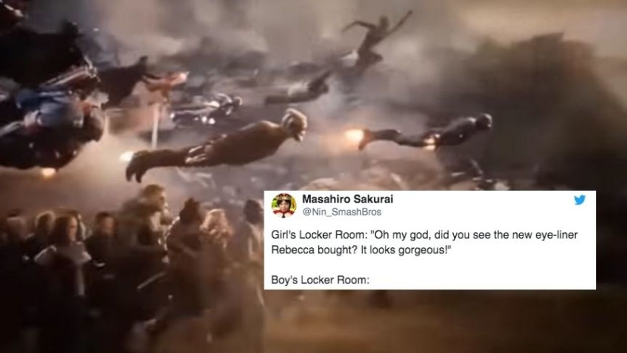 A New 'Girls Locker Room Vs Boys Locker Room' Meme Is The Bizarre Content We Need Right Now