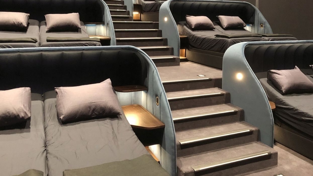 A Theater With Double Beds Instead Of Seats Is Taking Movie Watching To A Whole New Level