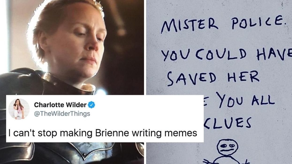 Brienne Of Tarth's Poignant Moment In The 'Game Of Thrones' Finale Is Our Newest Meme Obsession