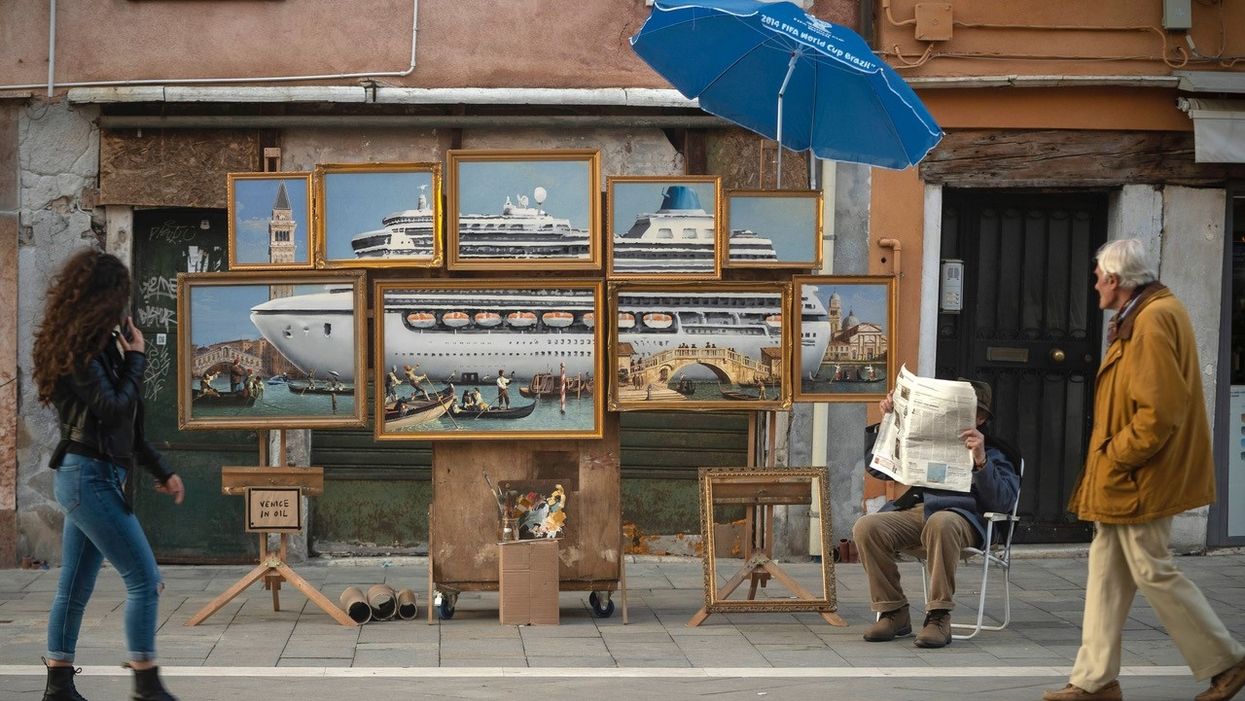 Banksy Just Took A Dig At Overtourism In Venice With An Unauthorized Art Installation Stunt