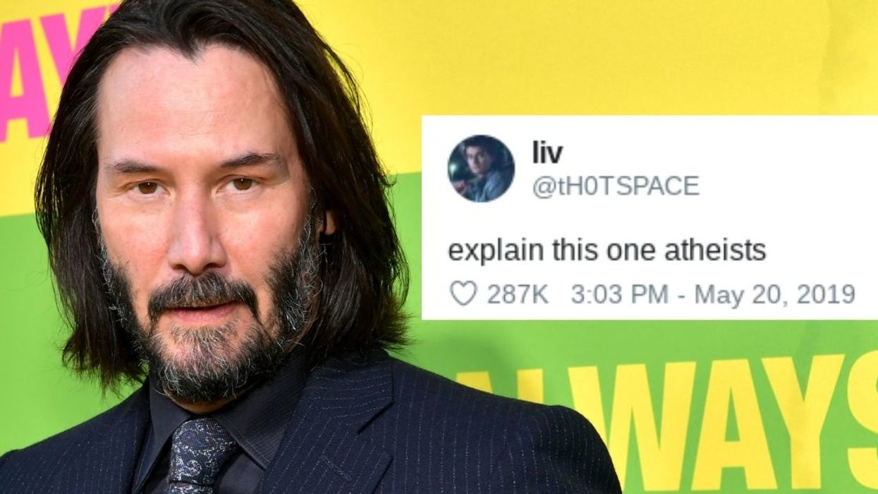 Keanu Reeves Is Maybe The Second Coming of Jesus If This Hilarious Meme Is To Be Believed