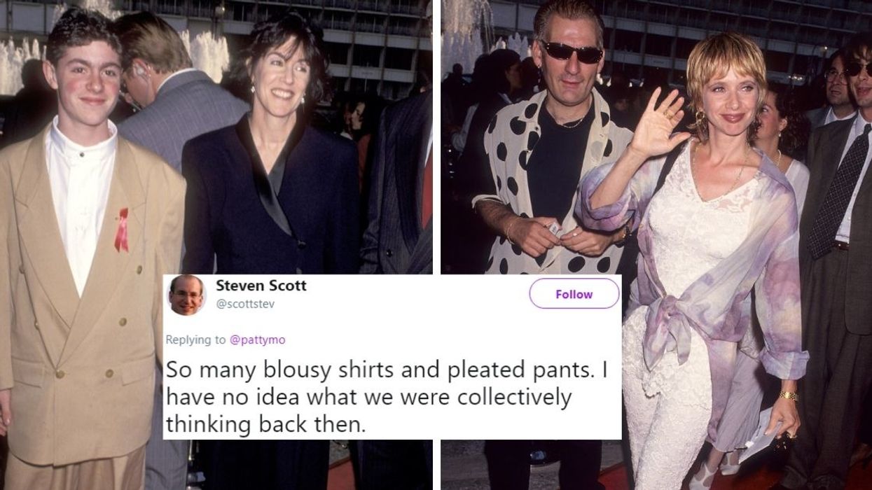 This Genius Twitter Account Reminds Us Of Some Of The Bizarre Fashion Choices At Movie Premieres In The '90s