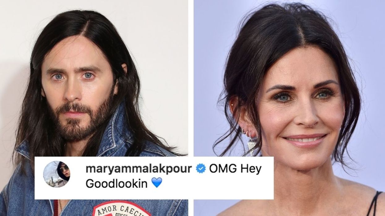 Everyone Is Convinced That Jared Leto Is Really Just Courteney Cox With A Beard After Her Latest Instagram Post