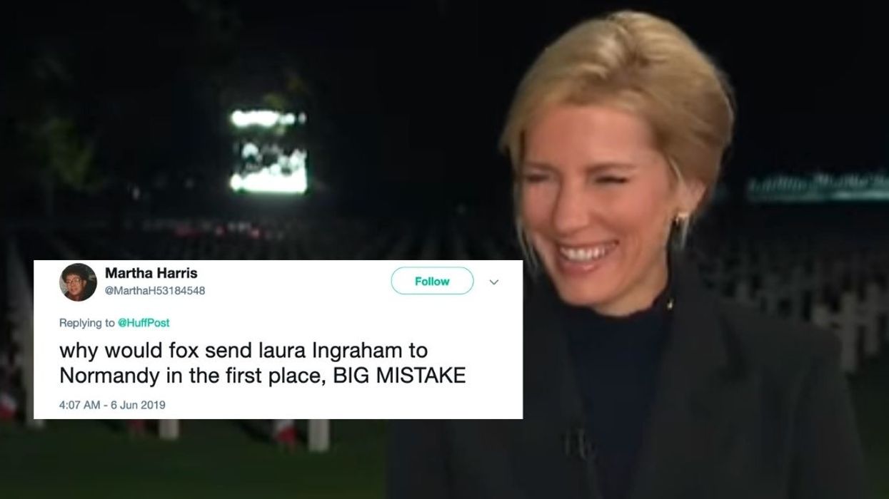 Laura Ingraham's Segment Slamming Democrats For Using 'Political Props' While At The D-Day Cemetery Was So Tone-Deaf And Ironic It Hurts
