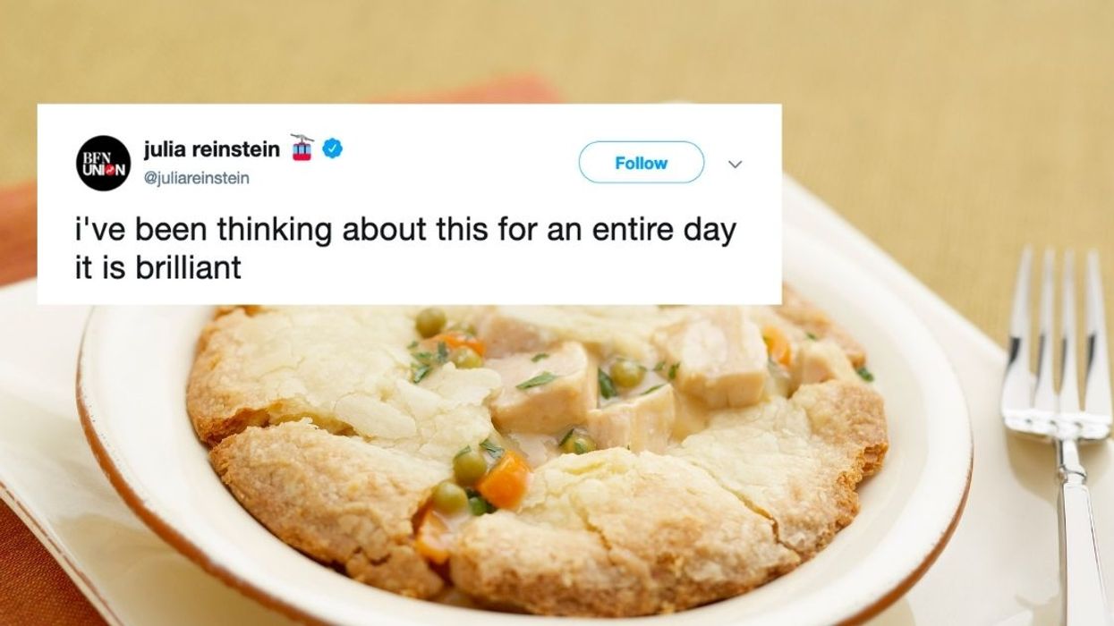 So Apparently We've Been Eating Pot Pies Wrong This Whole Time—And People's Minds Are Blown