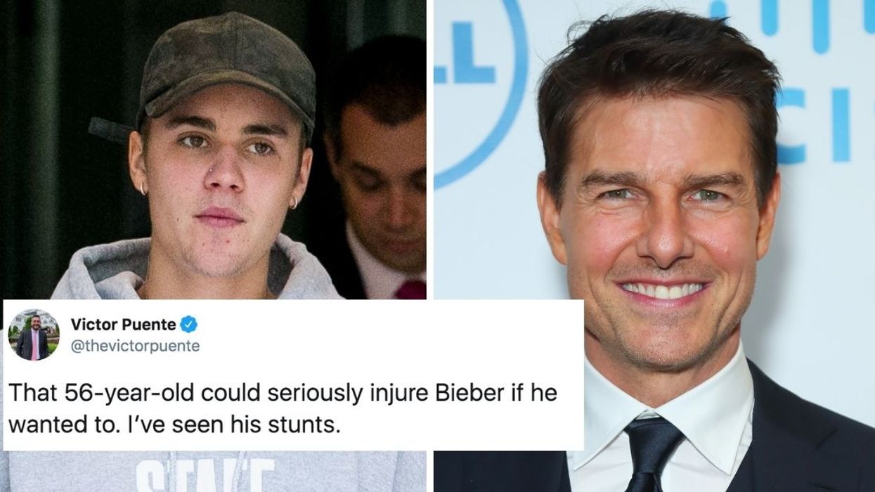 Justin Bieber Just Publicly Challenged Tom Cruise To A Fight, And People Are Already Placing Their Bets