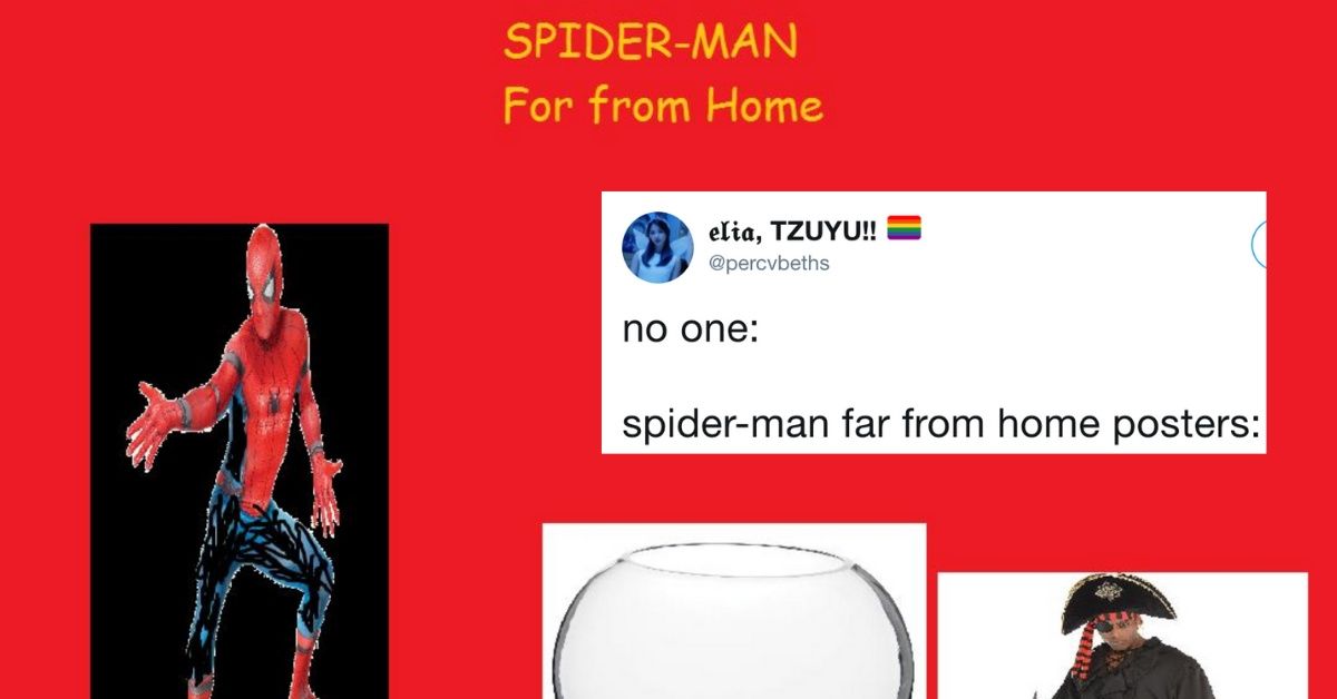 Fans Think The New 'Spider-Man: Far From Home' Poster Really Phoned It In—So They Made Their Own Janky Versions